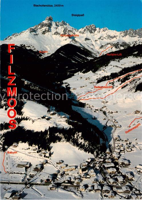 Filzmoos AT mit Bischofsmuetze und Steiglpass