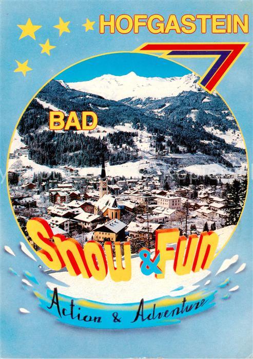 Bad Hofgastein AT Panorama mit Skigebiet Schlossalm