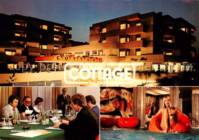 Salzburg  AT Hotel Cottage Gastraum Hallenbad
