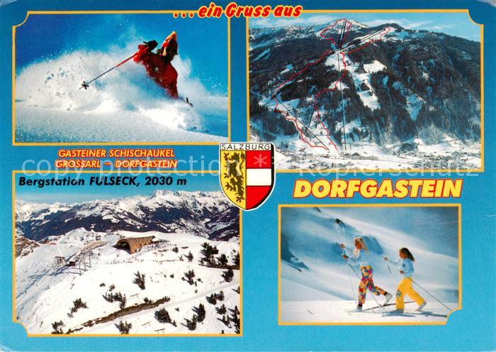 Dorfgastein AT Gasteiner Schischaukel Grossarl Panorama Bergstation Fulseck