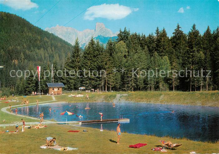Lungoetz Annaberg Lammertal AT Waldbad mit Bischofsmuetze