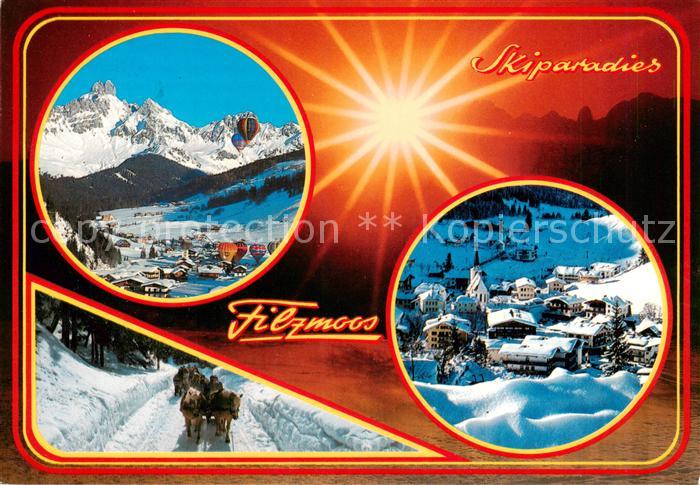 Filzmoos AT mit Bischofsmuetze und Hohen Dachstein