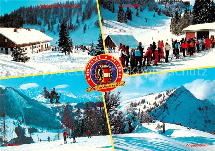 Hintersee-Gaissau Vorarlberg AT Schischaukel mit Sesselbahnen und Skiliften