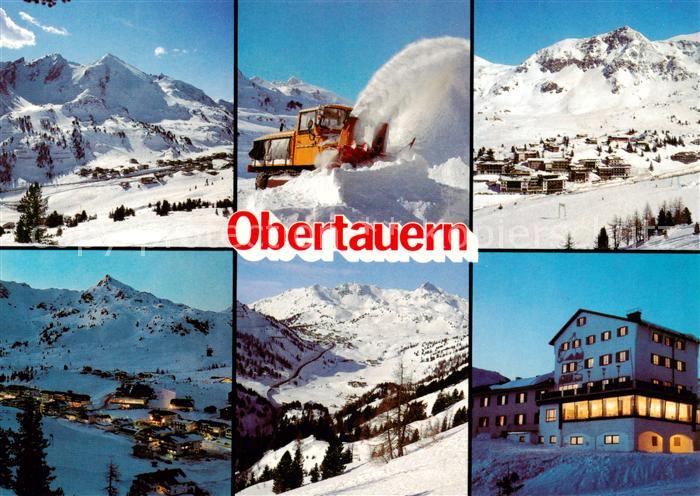 Obertauern AT Panorama Pistenraupe Dr Theodor Koernerhaus