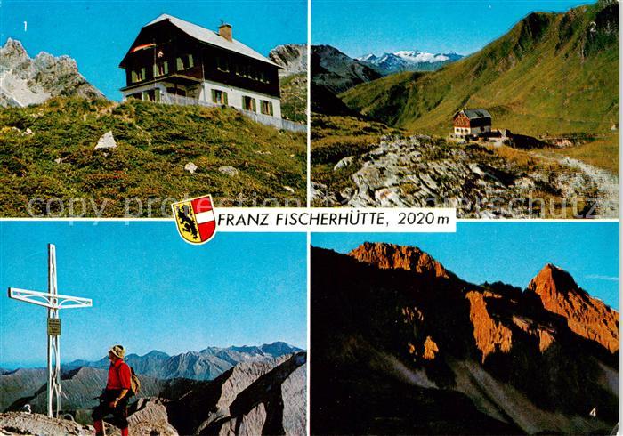 Franz-Fischerhuette 2001m Radstaedter-Tauern Radstadt AT mit Faulkogel und Ankog