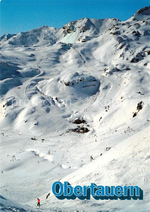 Obertauern AT Blick vom Hundskogelsteilhang auf Seekareck Seekarspitz und Seekar