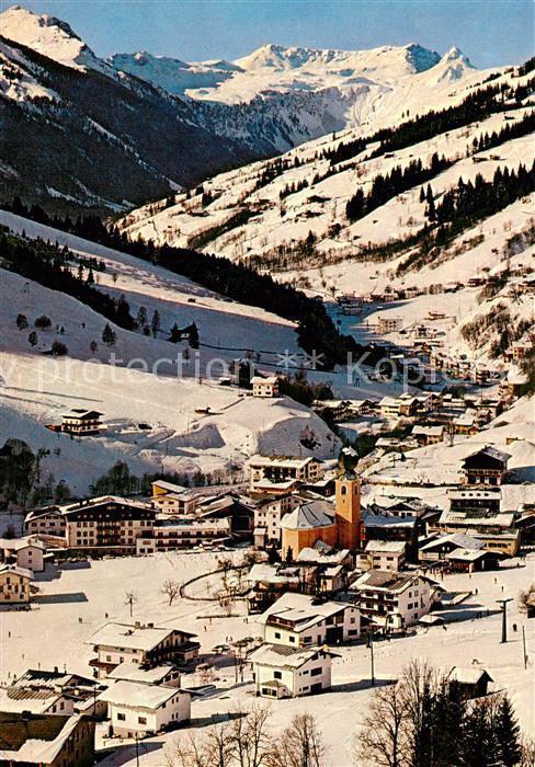Saalbach -Hinterglemm AT mit Talschluss Gamshag und Tristkogel