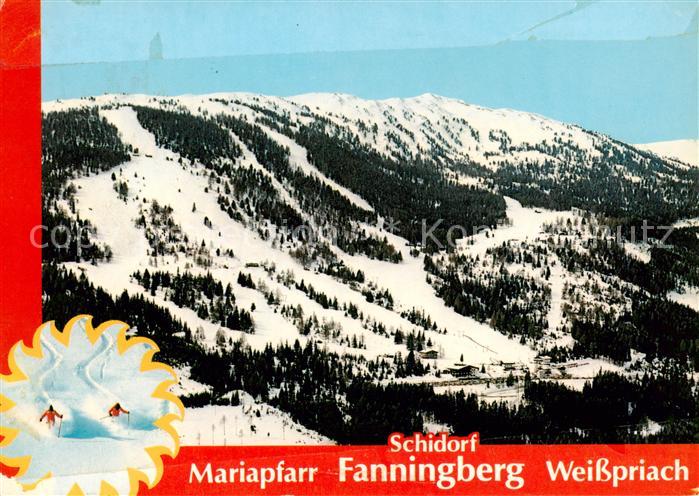 Mariapfarr AT Schidorf mit Fanningberg und Weisspriach