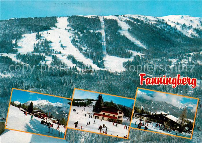 Fanningberg Mariapfarr AT Schidorf mit Weisspriach Panorama Teilansichten