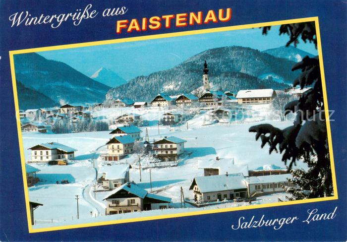 Faistenau Salzburg AT Winterpanorama