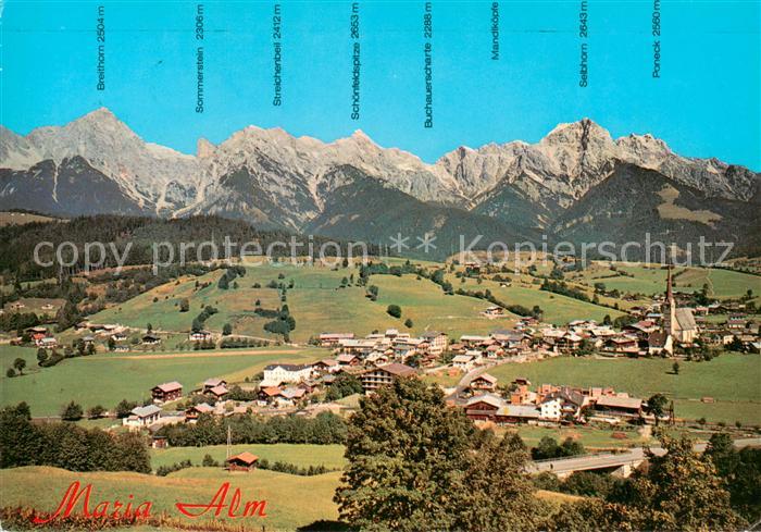 Maria Alm Steinernen Meer AT Panorama