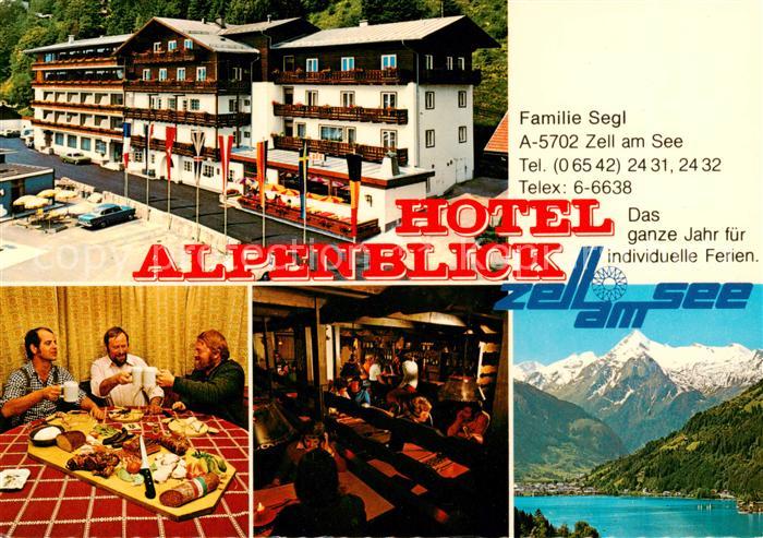 Zell See AT Hotel Alpenblick Gaststube Brotzeit Seepartie