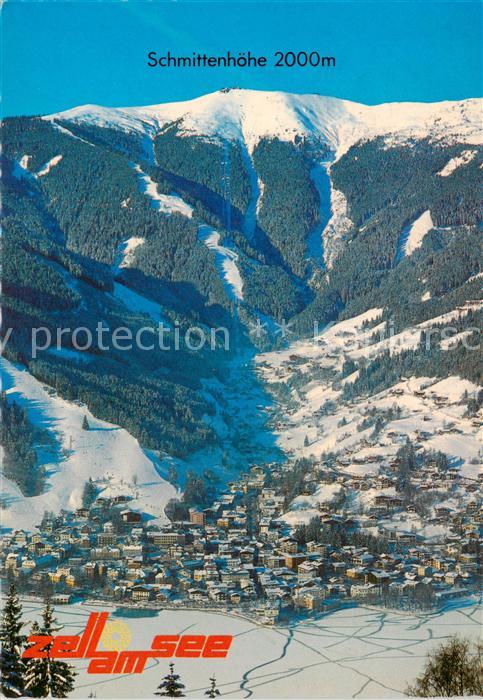 Zell See AT Fliegeraufnahme mit Schmittenhoehe