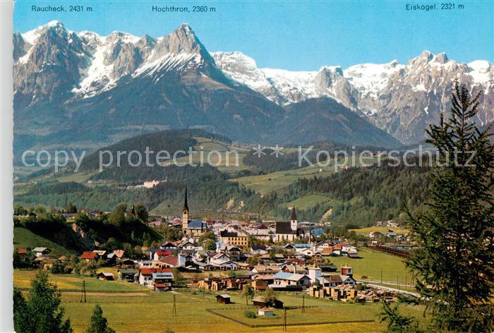 Bischofshofen am Zimmerberg AT Panorama mit Raucheck Hochthron und Eiskogel
