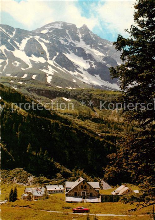 Kolm-Saigurn 1650m AT Hoher Tauernhof mit dem Hohen Sonnblick