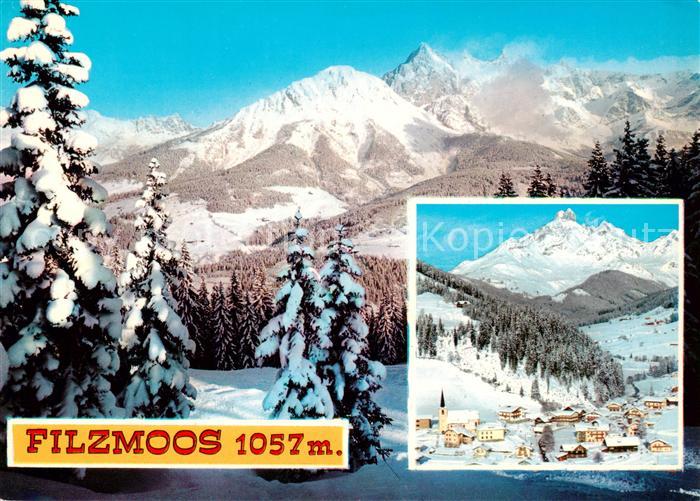 Filzmoos AT Panorama Ortsansicht
