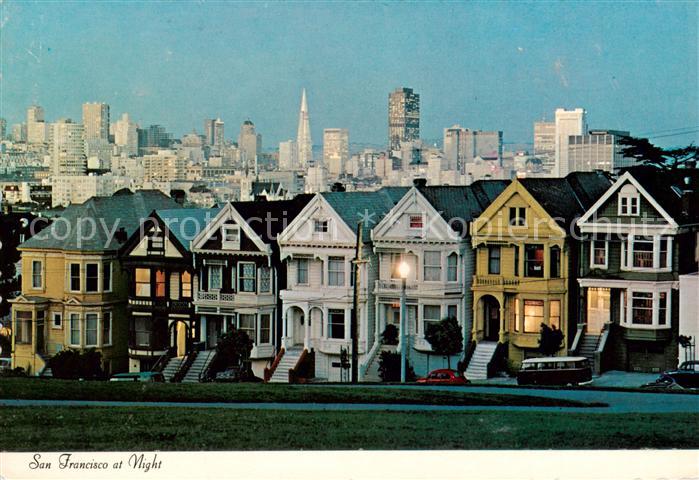 San Francisco California USA at Night