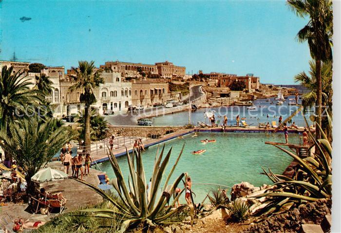 Malta  Insel Villa Rosa Swimming Pool St Georges Bay