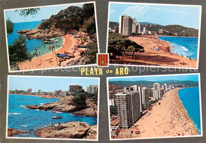 Playa de Aro Cataluna ES Strandpartien