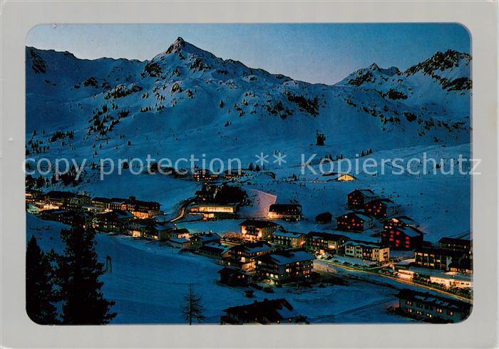 Obertauern AT Panorama bei Nacht