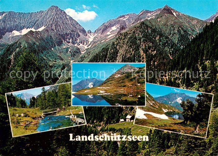 Landschuetzseen Lungau AT Panorama Teilansichten