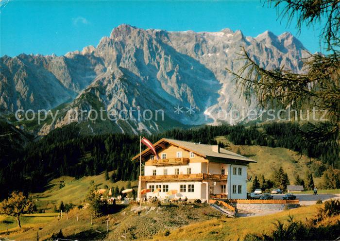 Dienten Hochkoenig AT Alpengasthaus Pension uebergossene Alm