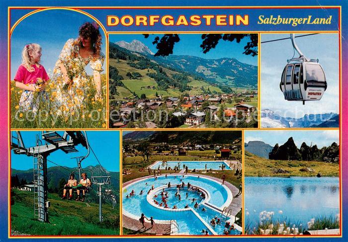Dorfgastein AT Panorama Seilbahn Sessellift Freibad