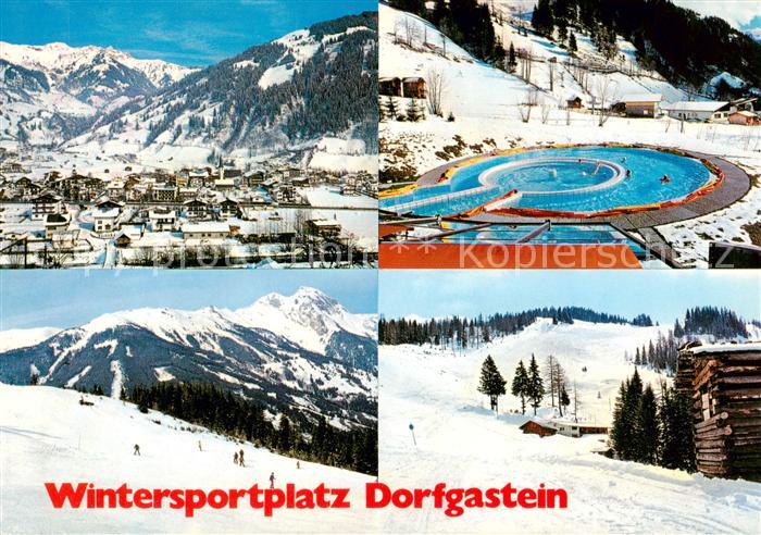 Dorfgastein AT Panorama Freibad Skipisten