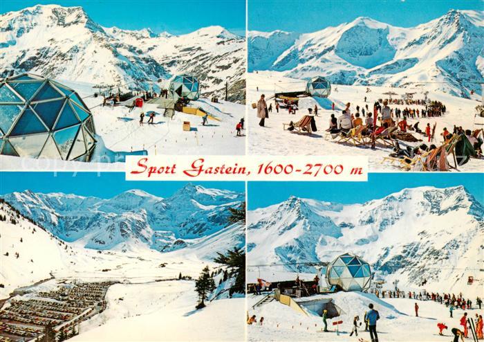 Sportgastein Badgastein AT Schideck Mittelstation mit Schareck Schlapperebenspit