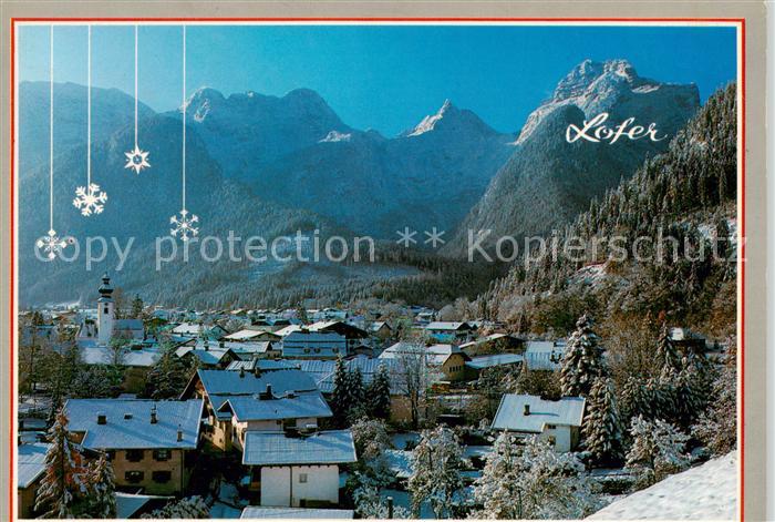 Lofer AT mit Loferer Steinberge und Skiparadies Loferer Alm