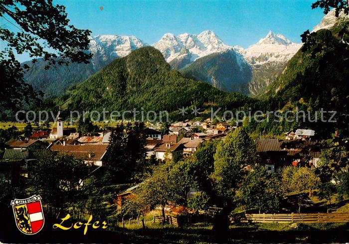 Lofer AT mit den Loferer Steinbergen