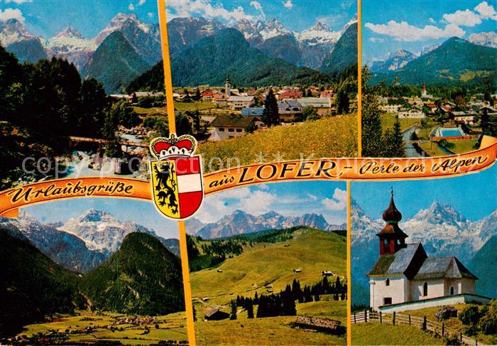 Lofer AT Saalach mit Teufelssteg Loferer Steinbergen Reiteralp Gebirge St Martin
