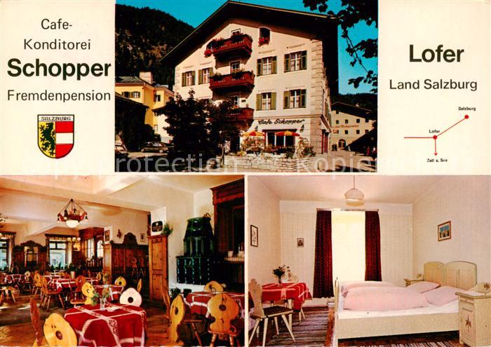 Lofer AT Cafe Konditorei Schopper Gastraum Zimmer