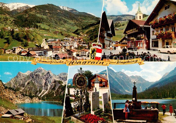 Wagrain  Salzburg AT mit Kirchboden Marktplatz Tappenkarsee Mohr Grab Jaegersee