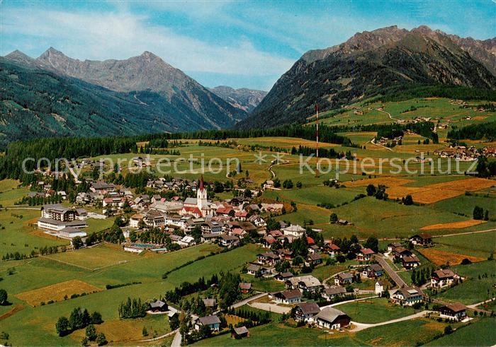 Mariapfarr AT Fliegeraufnahme mit Kasereck und Granitzl