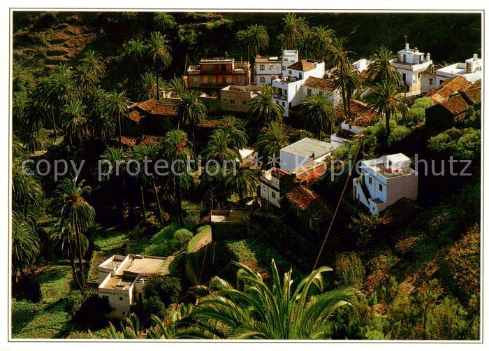 Vallehermoso La Gomera Islas Canarias ES Fliegeraufnahme