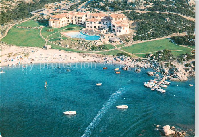 Olbia Sardegna IT Capo Ceraso Hotel Li Cuncheddi Fliegeraufnahme