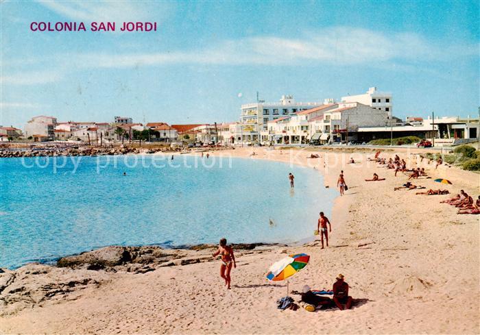 Colonia Sant Jordi Strandpartie