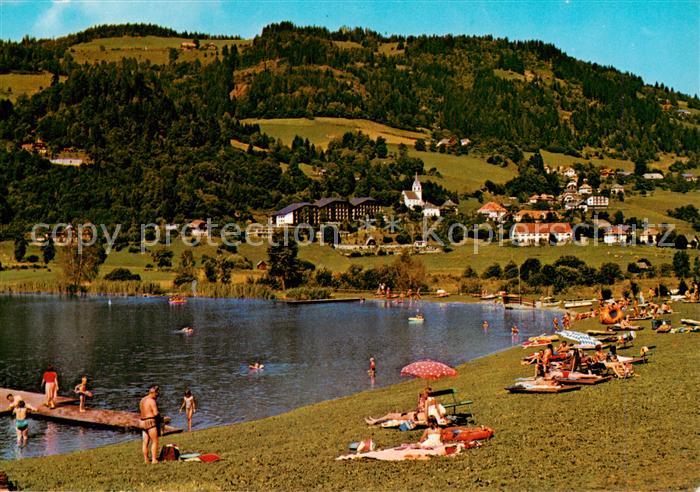 St Urban Kaernten AT Strandbad mit Urbansee