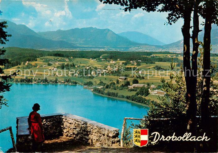 Drobollach Faaker See Kaernten AT Blick vom Tabor