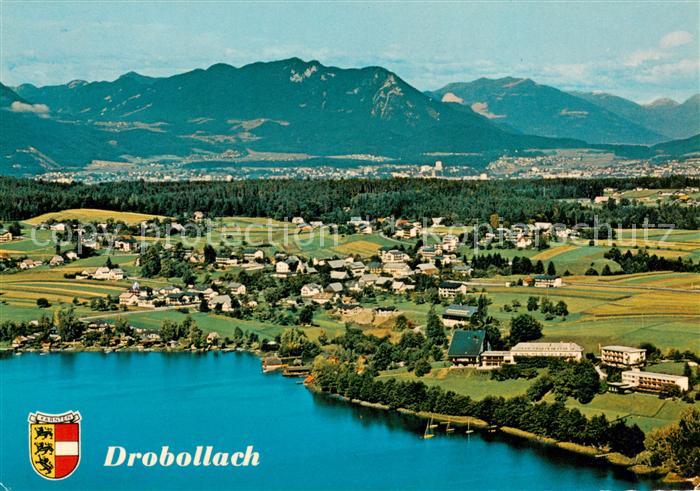 Drobollach Faaker See Kaernten AT Fliegeraufnahme