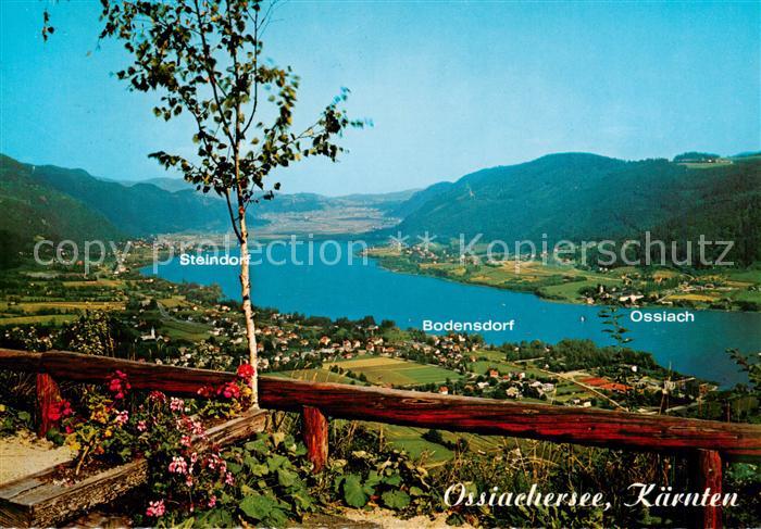 Ossiachersee mit Steindorf Bodensdorf Ossiach