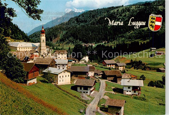 Maria-Luggau Kaernten AT Wallfahrtskirche im Lesachtal mit Plenge