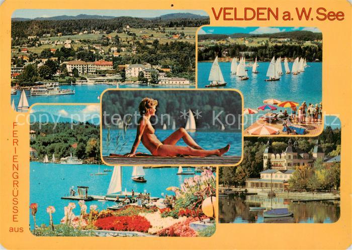 Velden  Woerthersee AT Panorama Segelregatta Schloss