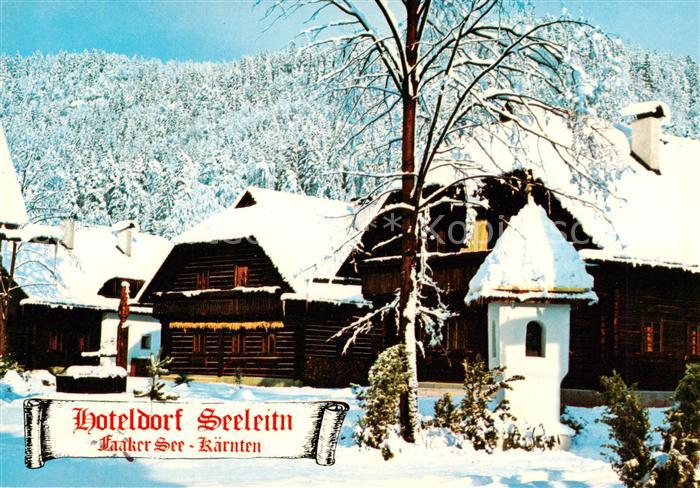 Faakersee Kaernten AT Hoteldorf Seeleitn