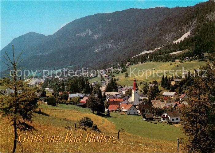 Bad Bleiberg Kaernten AT Panorama