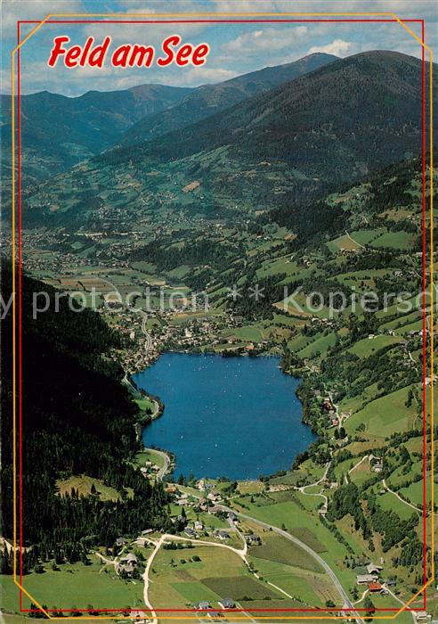 Feld am See Kaernten AT Fliegeraufnahme