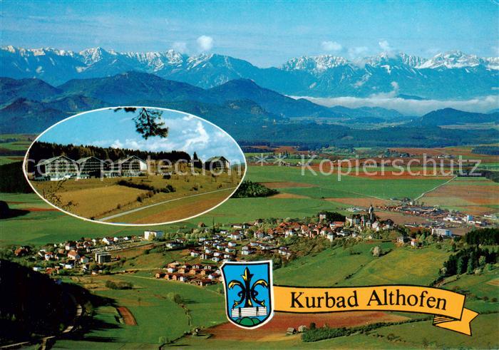 Althofen Kaernten AT Kurbad Althofen Fliegeraufnahme mit Krappfeld und den Karaw