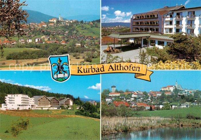 Althofen Kaernten AT Panorama Kurbad Althofen Teilansichten Panorama