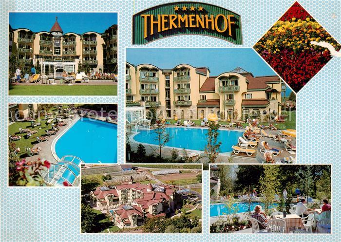 Warmbad Villach Kurhotel Thermenhof Pools Terrasse